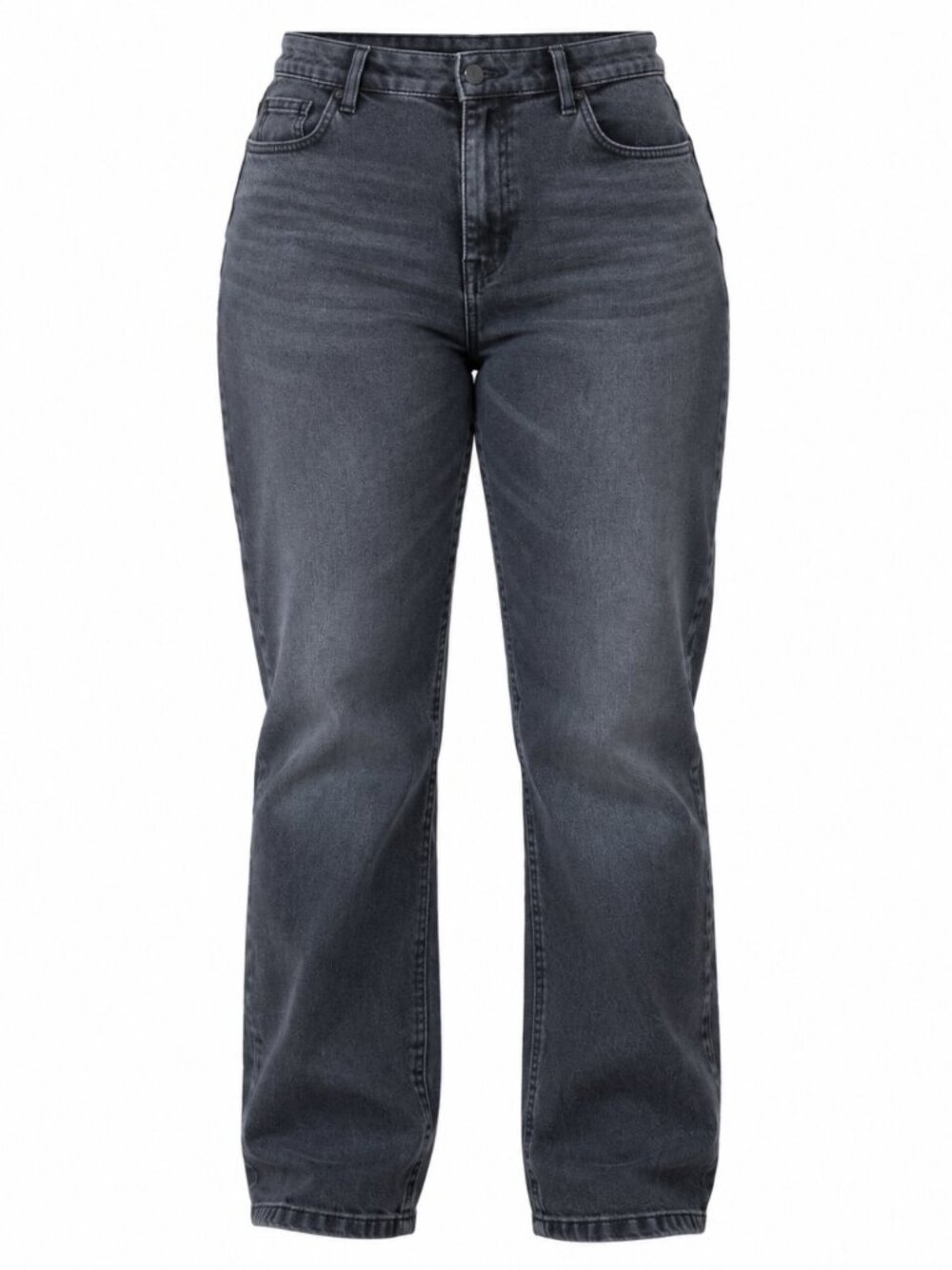 💖 2/$40 American Eagle Curvy Mom Grey High Rise Stretch Jeans Plus Size 16